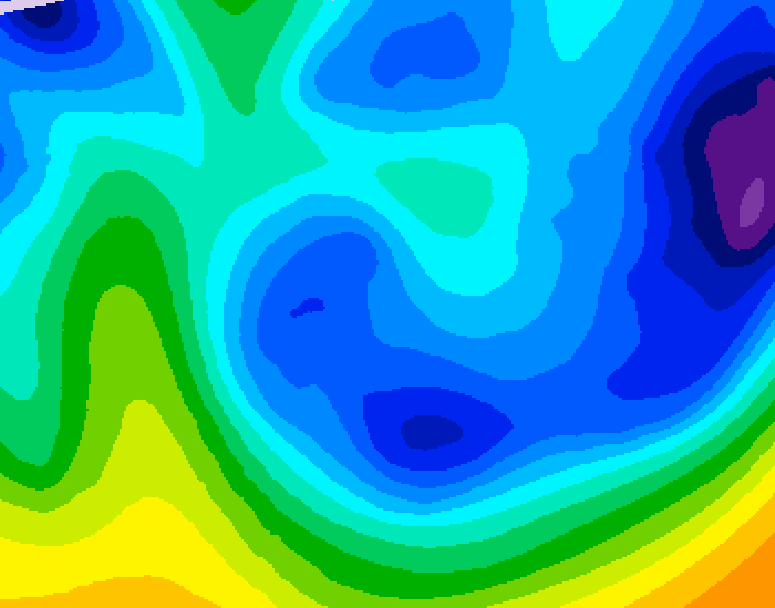 GDPS 500 millibar geopotential height 156 hour forecast chart for Canada based on 2026/01/22 0000Z data