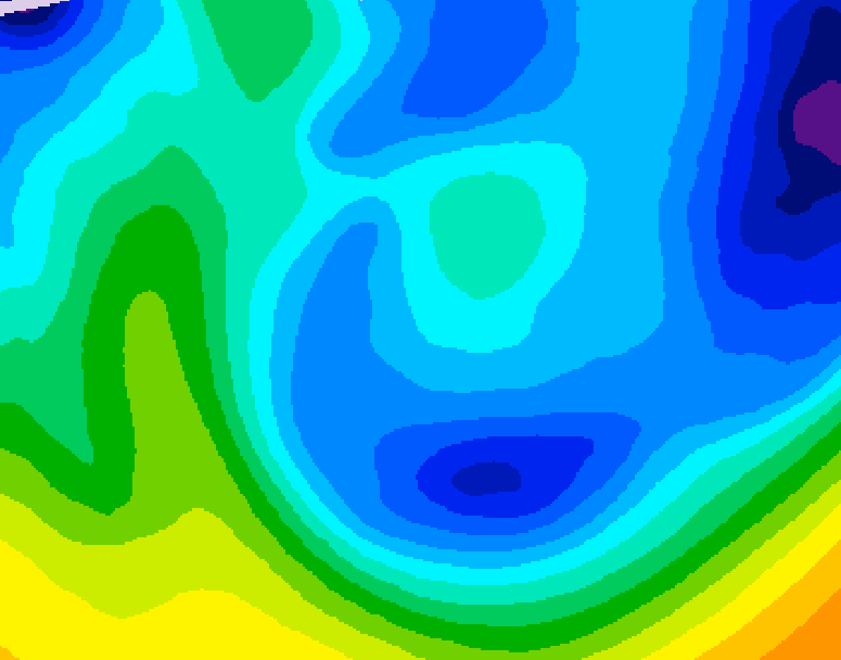 GDPS 500 millibar geopotential height 168 hour forecast chart for Canada based on 2026/01/22 0000Z data