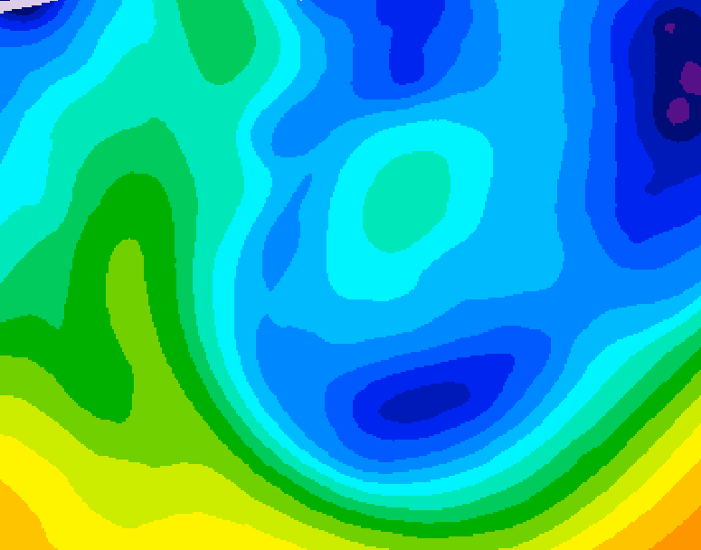 GDPS 500 millibar geopotential height 174 hour forecast chart for Canada based on 2026/01/22 0000Z data