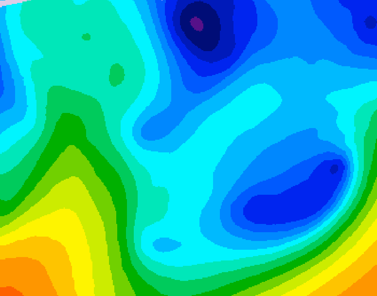 GDPS 500 millibar geopotential height 210 hour forecast chart for Canada based on 2026/01/22 0000Z data