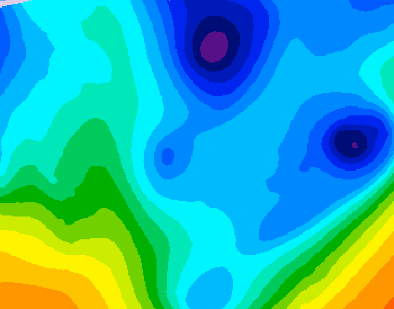 GDPS 500 millibar geopotential height 228 hour forecast chart for Canada based on 2026/01/22 0000Z data