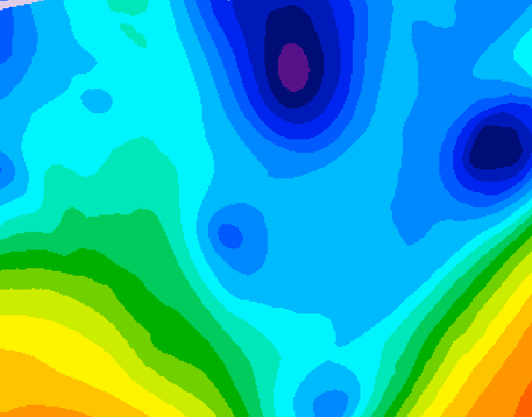 GDPS 500 millibar geopotential height 240 hour forecast chart for Canada based on 2026/01/22 0000Z data