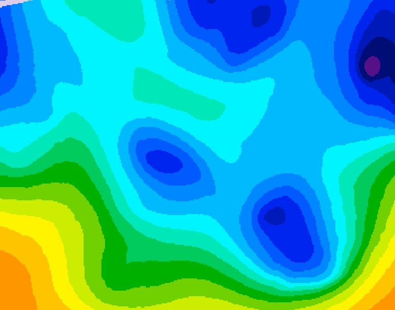 GDPS 500 millibar geopotential height 174 hour forecast chart for Canada based on 2026/01/22 1200Z data