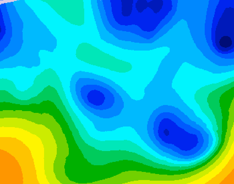 GDPS 500 millibar geopotential height 180 hour forecast chart for Canada based on 2026/01/22 1200Z data