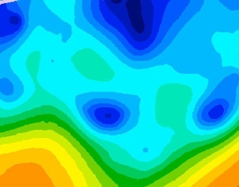 GDPS 500 millibar geopotential height 216 hour forecast chart for Canada based on 2026/01/22 1200Z data