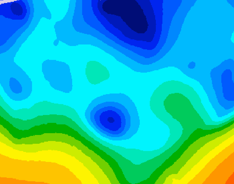 GDPS 500 millibar geopotential height 228 hour forecast chart for Canada based on 2026/01/22 1200Z data