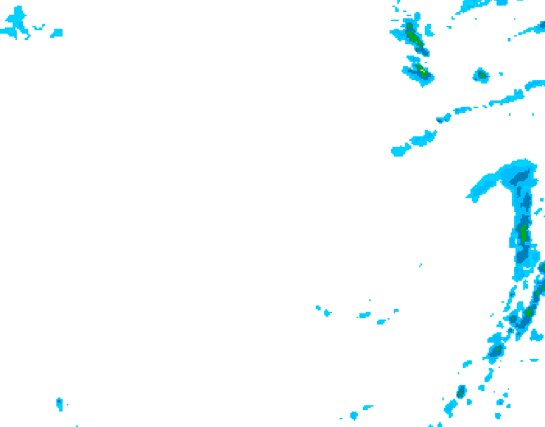 GDPS precipitation 030 hour forecast chart for Canada based on 2026/01/22 0000Z data
