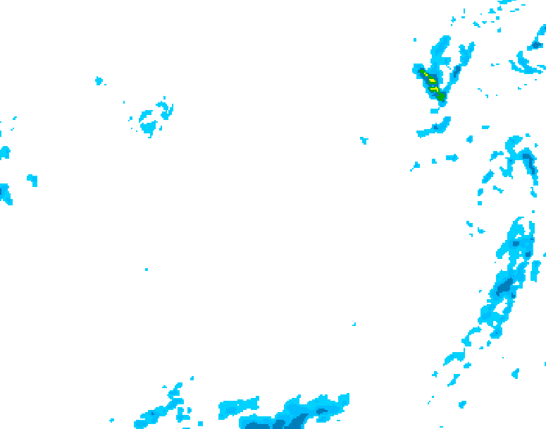GDPS precipitation 060 hour forecast chart for Canada based on 2026/01/22 0000Z data