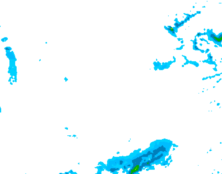 GDPS precipitation 078 hour forecast chart for Canada based on 2026/01/22 0000Z data