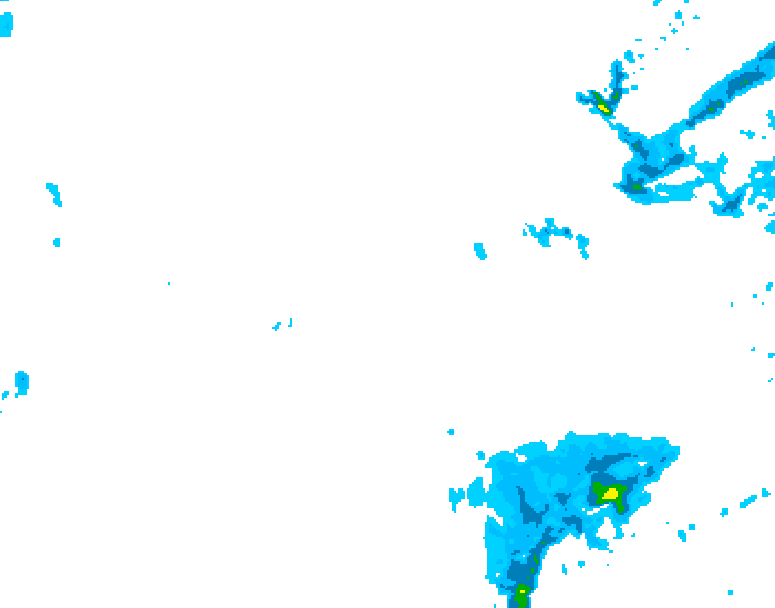GDPS precipitation 090 hour forecast chart for Canada based on 2026/01/22 0000Z data