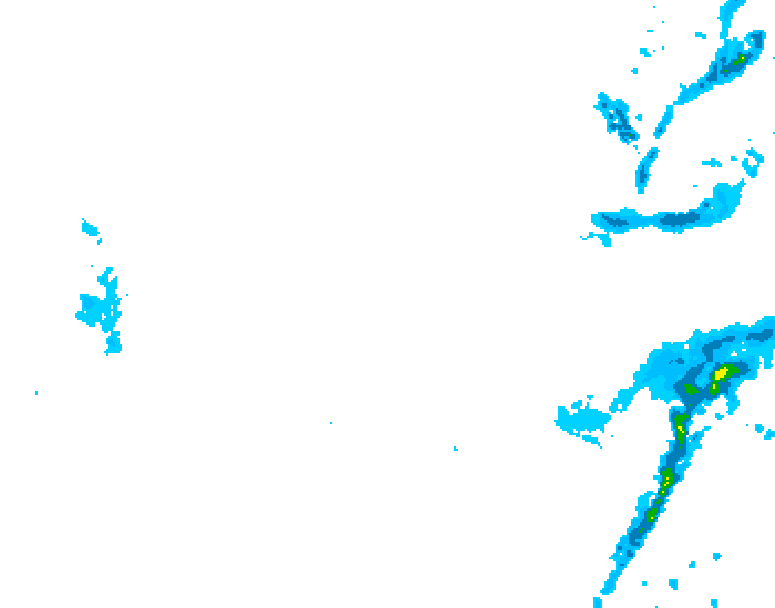 GDPS precipitation 108 hour forecast chart for Canada based on 2026/01/22 0000Z data