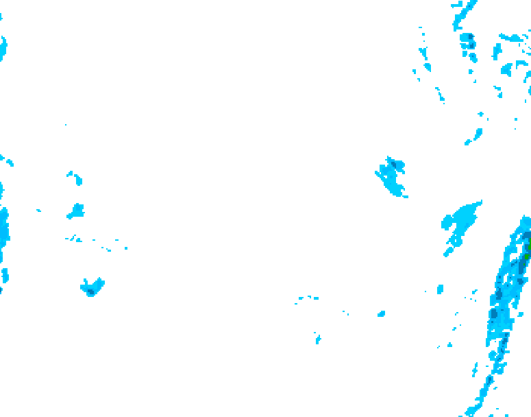 GDPS precipitation 126 hour forecast chart for Canada based on 2026/01/22 0000Z data