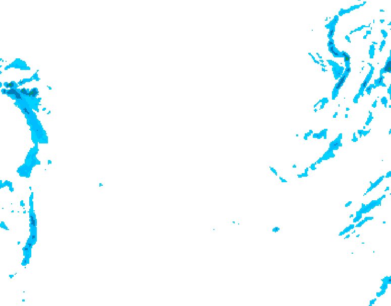 GDPS precipitation 150 hour forecast chart for Canada based on 2026/01/22 0000Z data