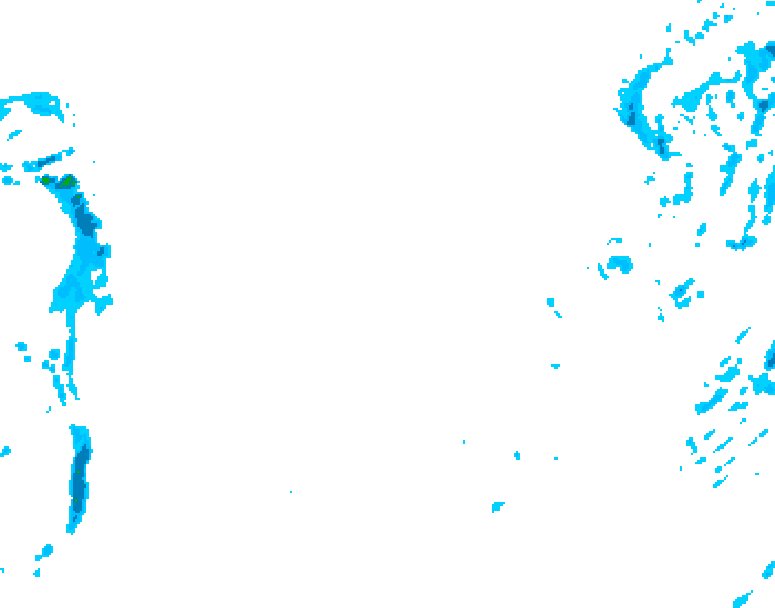GDPS precipitation 156 hour forecast chart for Canada based on 2026/01/22 0000Z data