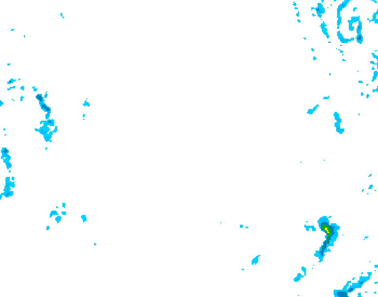GDPS precipitation 180 hour forecast chart for Canada based on 2026/01/22 0000Z data
