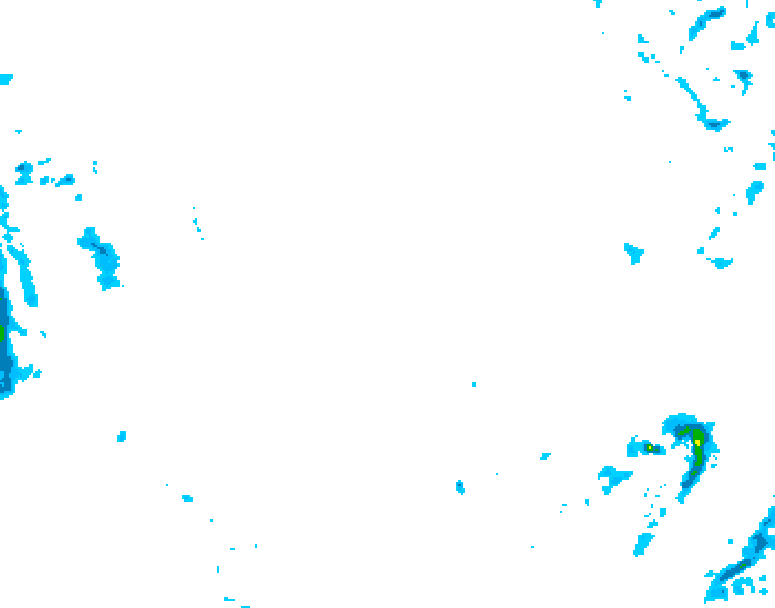 GDPS precipitation 186 hour forecast chart for Canada based on 2026/01/22 0000Z data