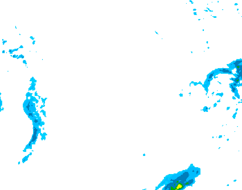 GDPS precipitation 222 hour forecast chart for Canada based on 2026/01/22 0000Z data