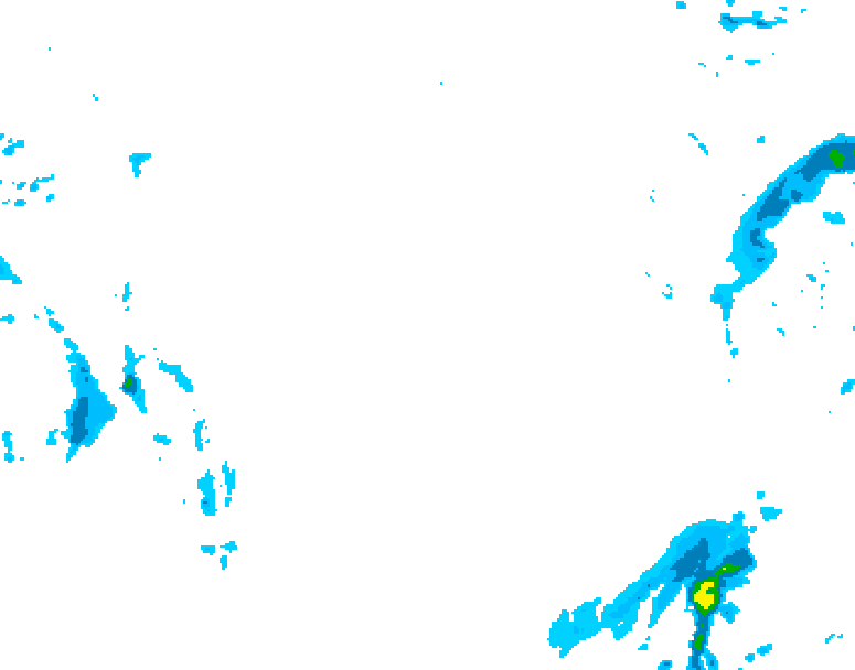 GDPS precipitation 234 hour forecast chart for Canada based on 2026/01/22 0000Z data