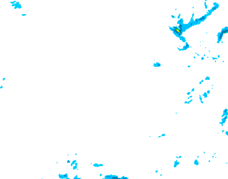 GDPS precipitation 036 hour forecast chart for Canada based on 2026/01/22 1200Z data