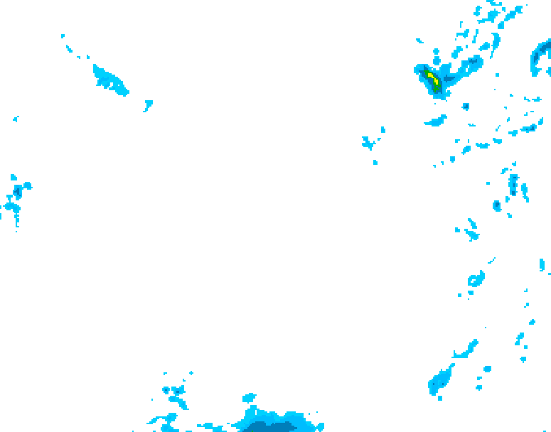 GDPS precipitation 042 hour forecast chart for Canada based on 2026/01/22 1200Z data