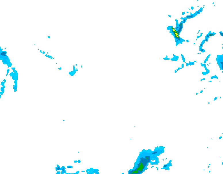 GDPS precipitation 060 hour forecast chart for Canada based on 2026/01/22 1200Z data