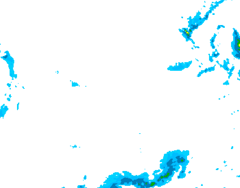 GDPS precipitation 066 hour forecast chart for Canada based on 2026/01/22 1200Z data