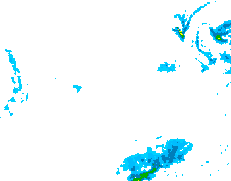 GDPS precipitation 072 hour forecast chart for Canada based on 2026/01/22 1200Z data