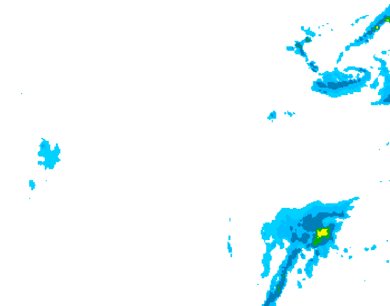 GDPS precipitation 084 hour forecast chart for Canada based on 2026/01/22 1200Z data