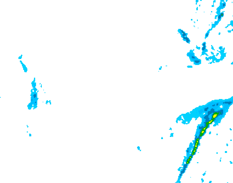 GDPS precipitation 096 hour forecast chart for Canada based on 2026/01/22 1200Z data