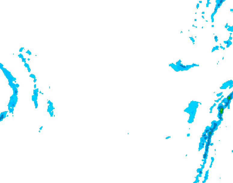 GDPS precipitation 108 hour forecast chart for Canada based on 2026/01/22 1200Z data