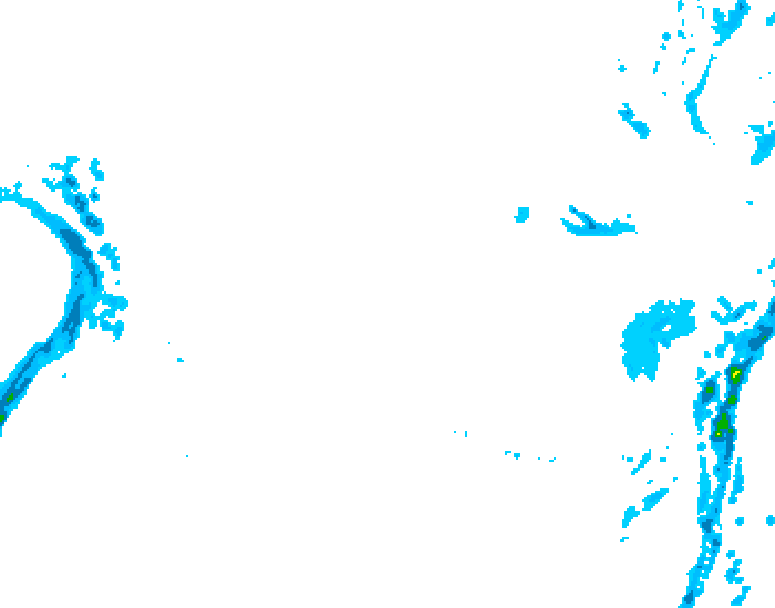 GDPS precipitation 114 hour forecast chart for Canada based on 2026/01/22 1200Z data
