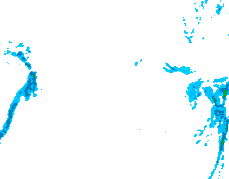 GDPS precipitation 120 hour forecast chart for Canada based on 2026/01/22 1200Z data
