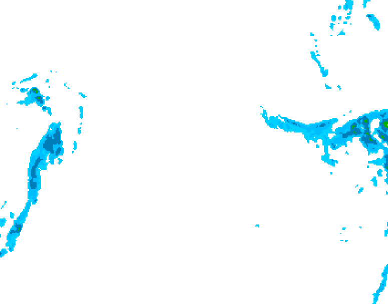 GDPS precipitation 126 hour forecast chart for Canada based on 2026/01/22 1200Z data