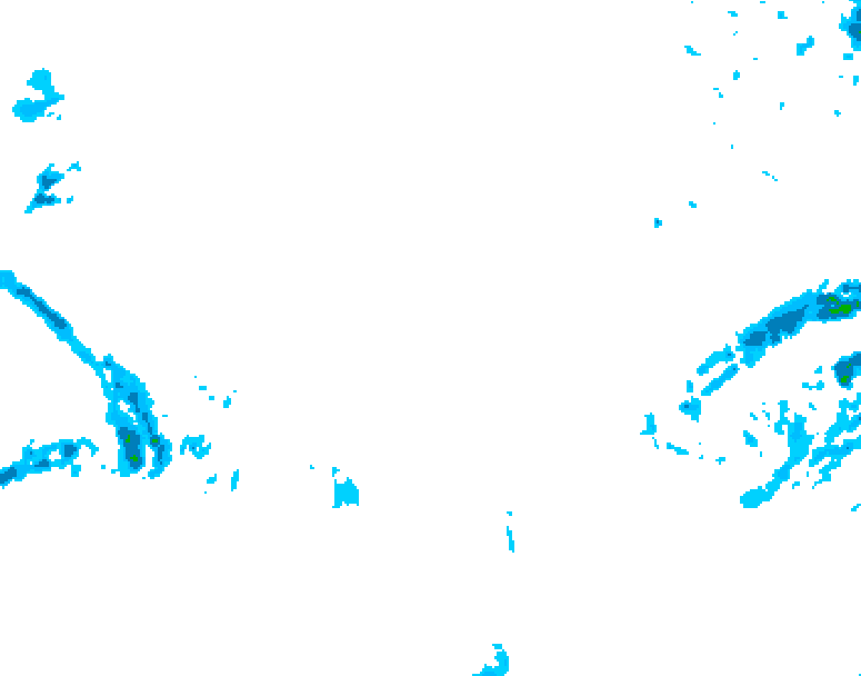 GDPS precipitation 204 hour forecast chart for Canada based on 2026/01/22 1200Z data