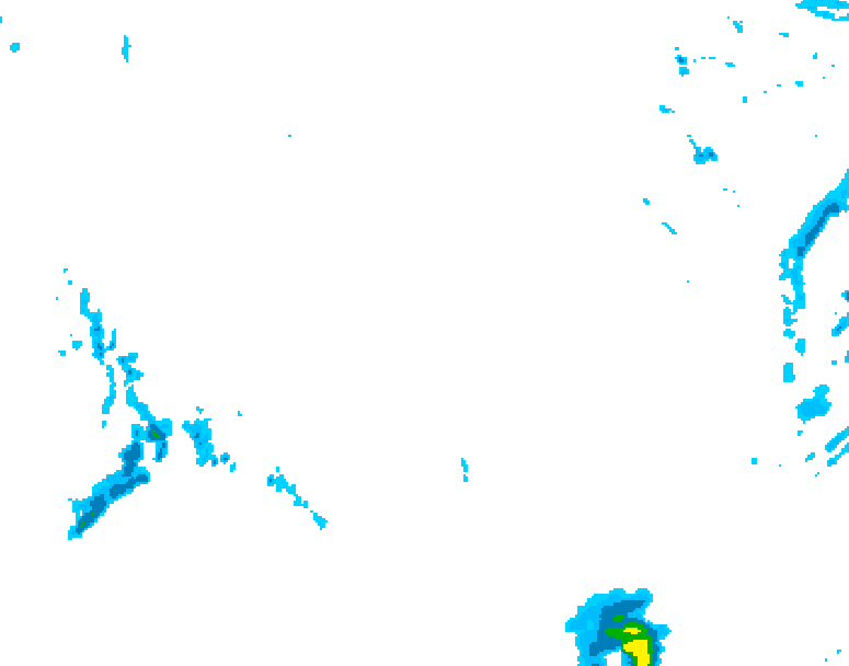 GDPS precipitation 228 hour forecast chart for Canada based on 2026/01/22 1200Z data