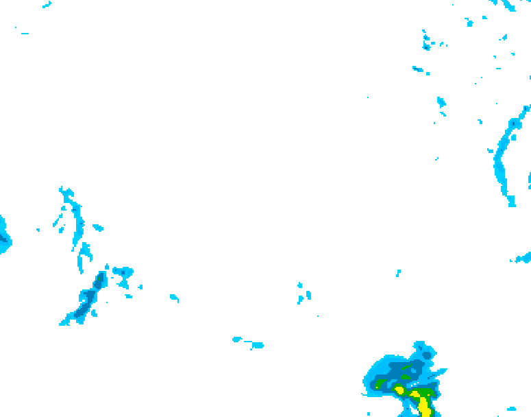 GDPS precipitation 234 hour forecast chart for Canada based on 2026/01/22 1200Z data