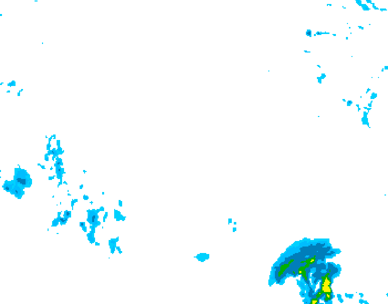 GDPS precipitation 240 hour forecast chart for Canada based on 2026/01/22 1200Z data