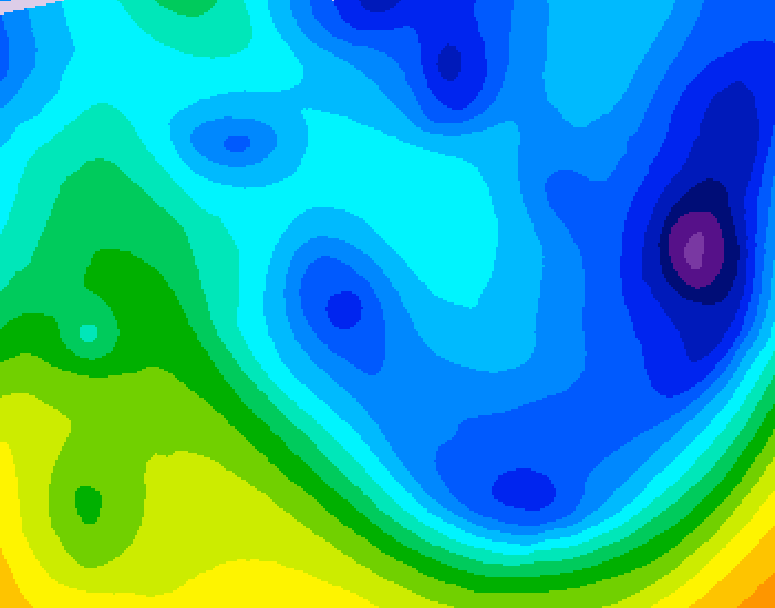 GDPS 500 millibar geopotential height 156 hour forecast chart for Canada based on 2026/01/23 0000Z data