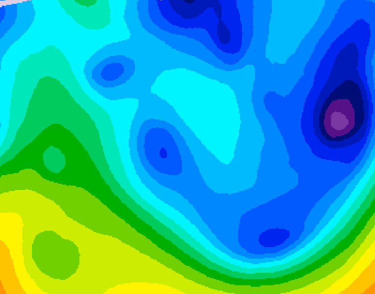 GDPS 500 millibar geopotential height 162 hour forecast chart for Canada based on 2026/01/23 0000Z data