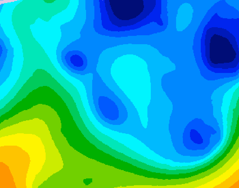 GDPS 500 millibar geopotential height 180 hour forecast chart for Canada based on 2026/01/23 0000Z data