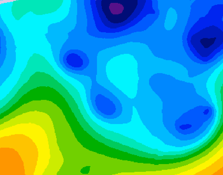 GDPS 500 millibar geopotential height 186 hour forecast chart for Canada based on 2026/01/23 0000Z data