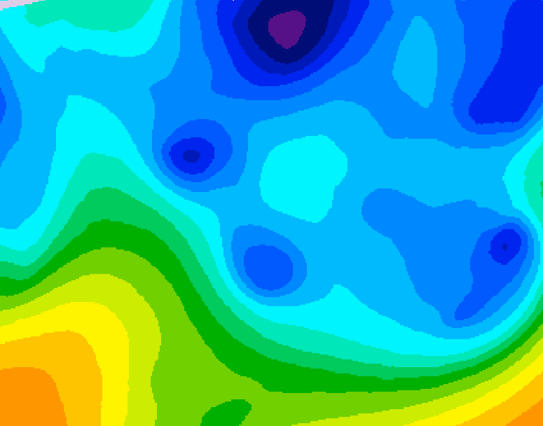 GDPS 500 millibar geopotential height 192 hour forecast chart for Canada based on 2026/01/23 0000Z data
