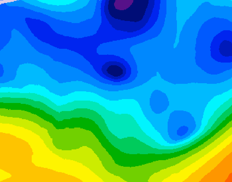 GDPS 500 millibar geopotential height 240 hour forecast chart for Canada based on 2026/01/23 0000Z data
