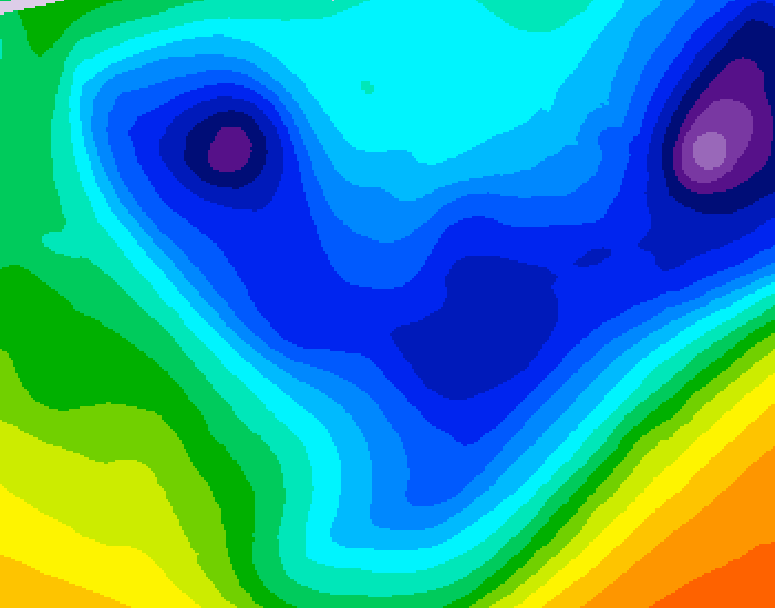 GDPS 500 millibar geopotential height 066 hour forecast chart for Canada based on 2026/01/23 1200Z data