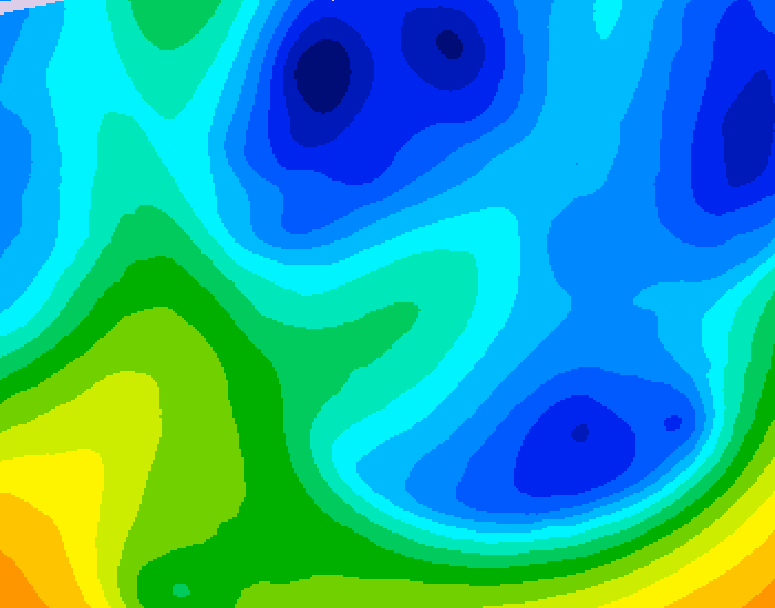 GDPS 500 millibar geopotential height 162 hour forecast chart for Canada based on 2026/01/23 1200Z data