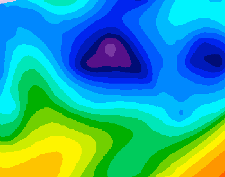 GDPS 500 millibar geopotential height 210 hour forecast chart for Canada based on 2026/01/23 1200Z data