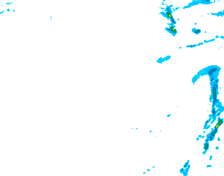 GDPS precipitation 006 hour forecast chart for Canada based on 2026/01/23 0000Z data