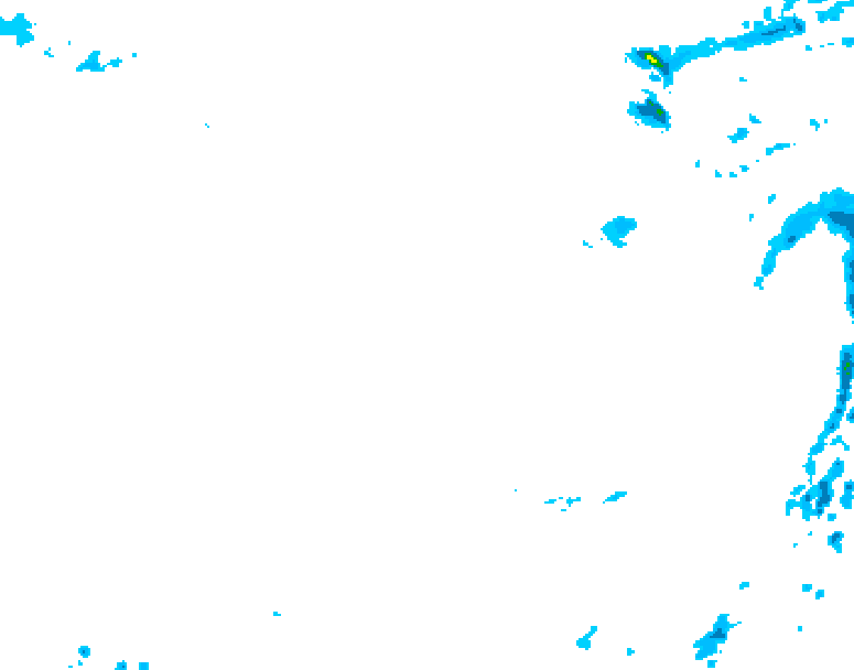 GDPS precipitation 012 hour forecast chart for Canada based on 2026/01/23 0000Z data
