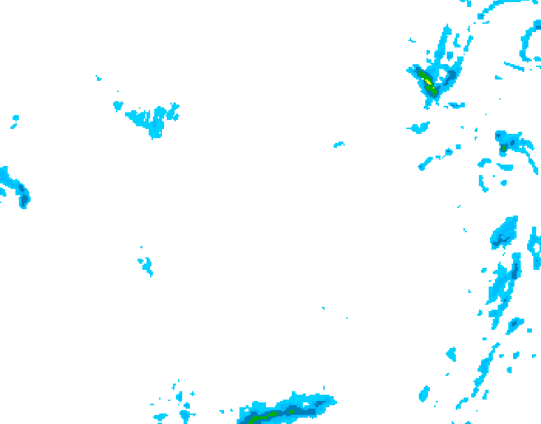 GDPS precipitation 036 hour forecast chart for Canada based on 2026/01/23 0000Z data