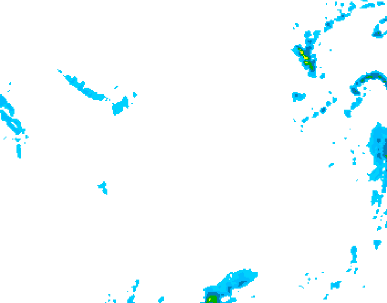 GDPS precipitation 042 hour forecast chart for Canada based on 2026/01/23 0000Z data